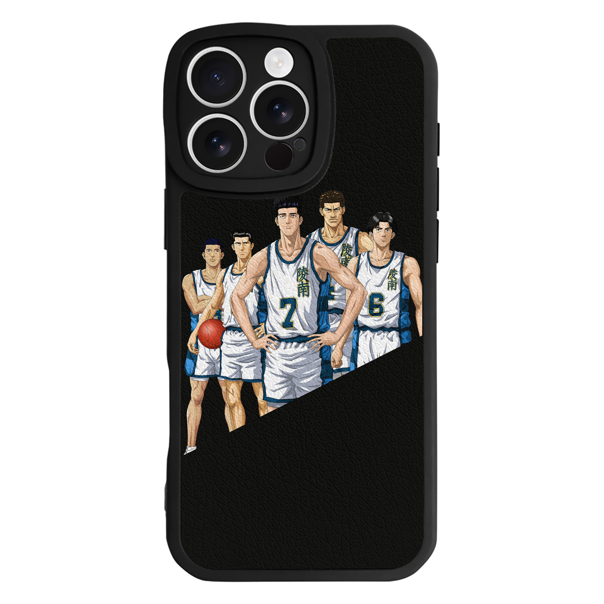 （画像用） SLAM DUNK／スラムダンク 【iPhone 16シリーズ対応】シリコンスマホケース（レザー調） 材質：シリコン